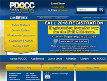 Tablet Screenshot of pdc.edu